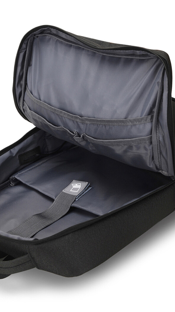 MOCHILA L'EQUIPE TAFETA NEGRO