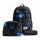 Set Mochila Lonchera Cartuchera Unisex Resistente 3 Piezas Azul