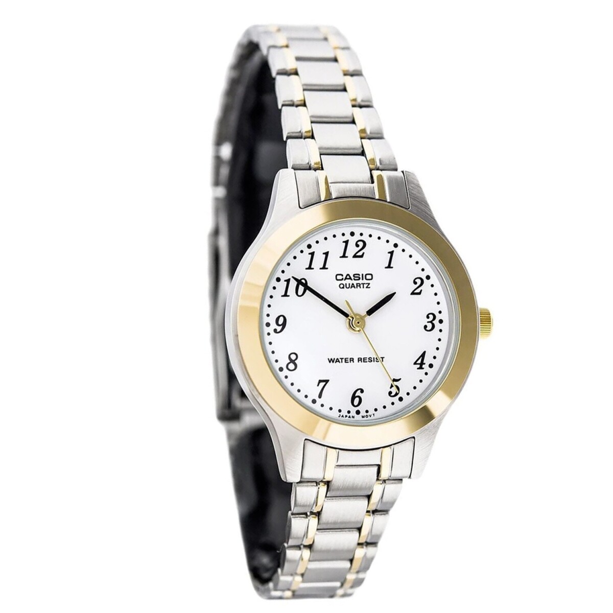 Reloj Análogo Casio En Acero Resistente Al Agua Para Uso Diario Diseño Elegante 