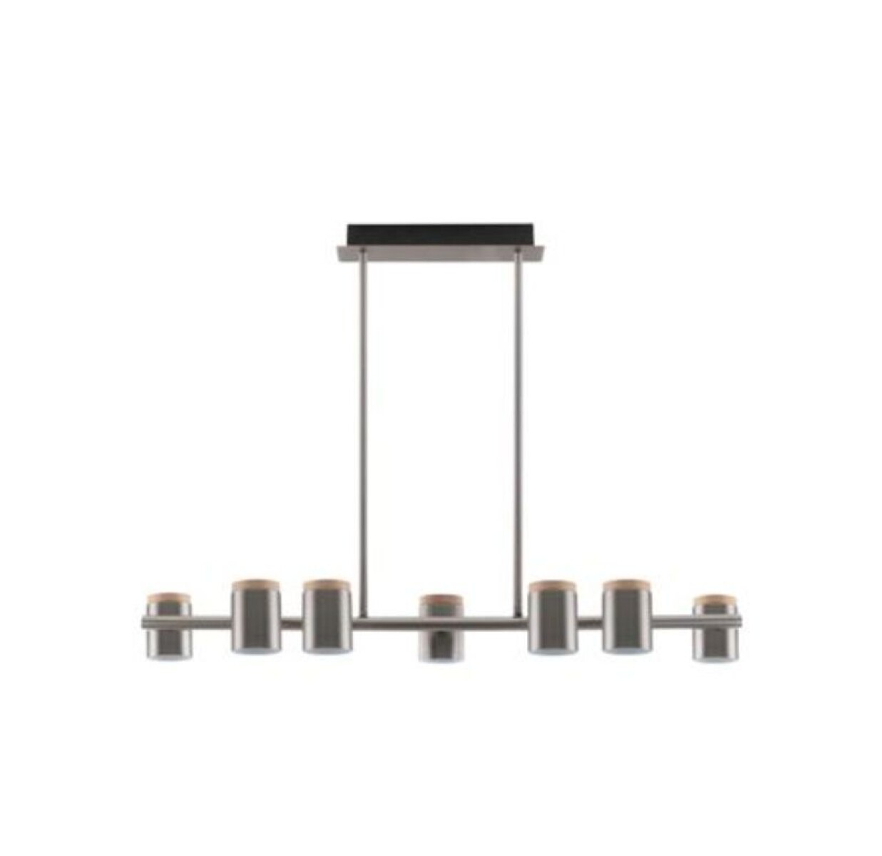 COLGANTE 7L BASTIAN GU10 MAD. NIQUEL SATINADO 