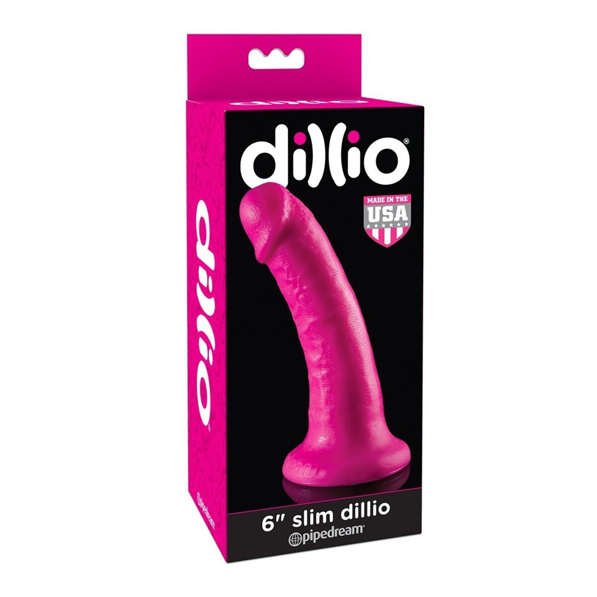 Dildo Ventosa Dillio Slim 15 cm Rosa 