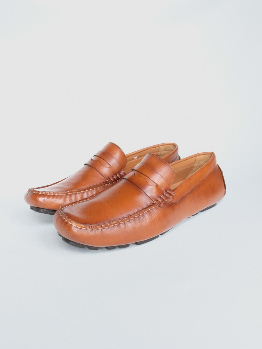 Zapato Driver con Antifaz - Whisky 