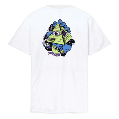 Remera Santa Cruz Knibbs Invasion Blanco