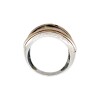 Anillo Tiras-Plata y Oro-Sin Piedra-AN5077 sinpiedra
