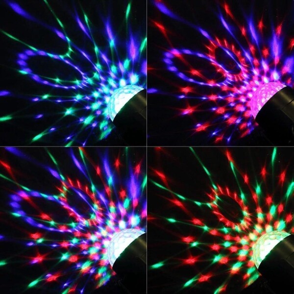 Luz Rgb Led Discoteca Con Movimiento Y Base 220v Fiesta Luz Rgb Led Discoteca Con Movimiento Y Base 220v Fiesta