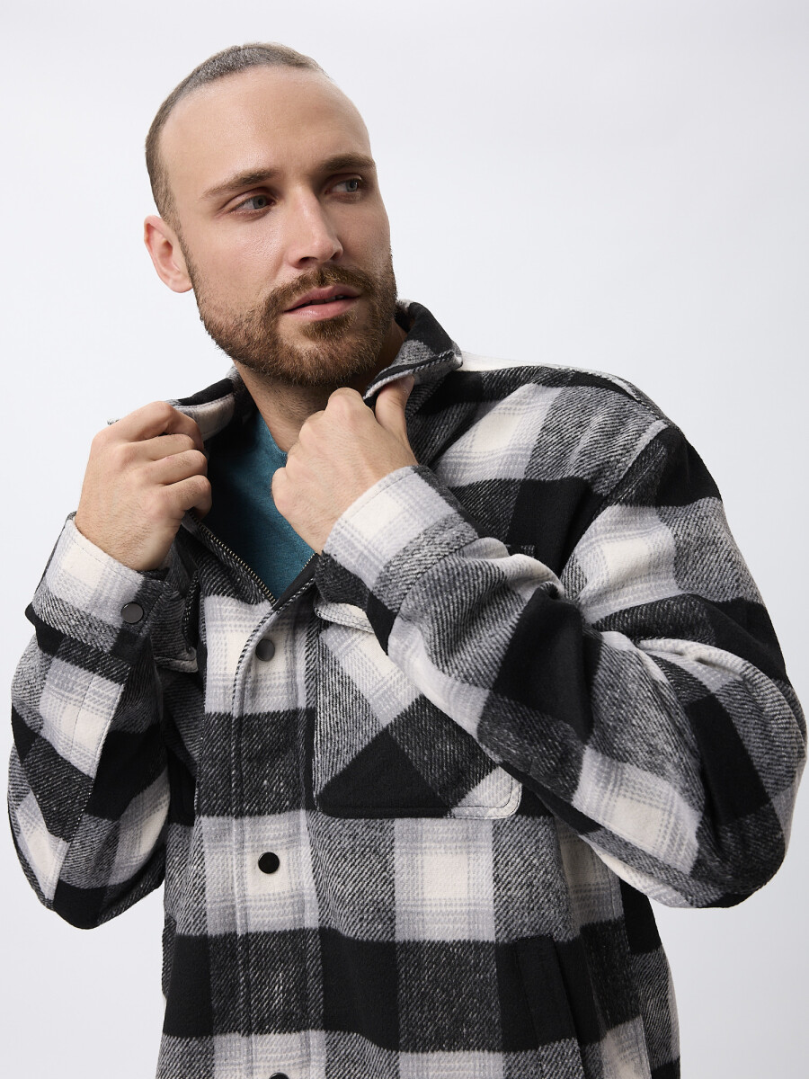 Sobrecamisa cuadros 