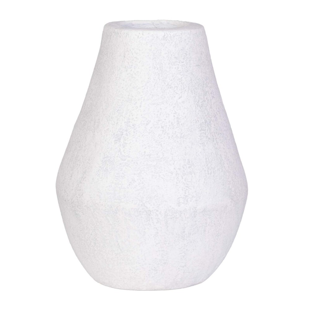 JARRÓN KENDANG CERAMICA NATURAL-BEIGE CREMA
