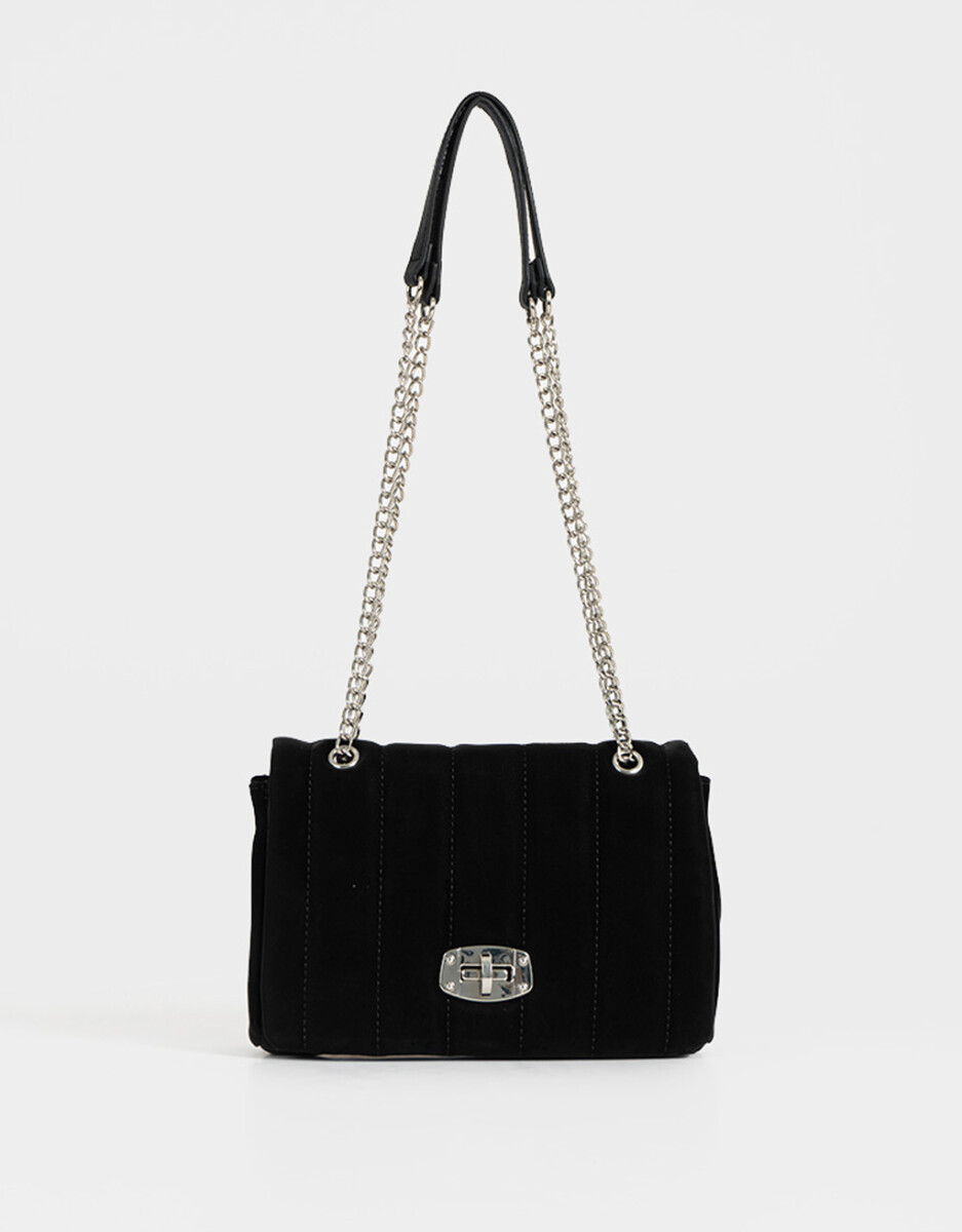 Bandolera Puffy Con Solapa 