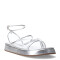 Sandalias de Mujer Miss Carol DAVV con tiras finas Plateado
