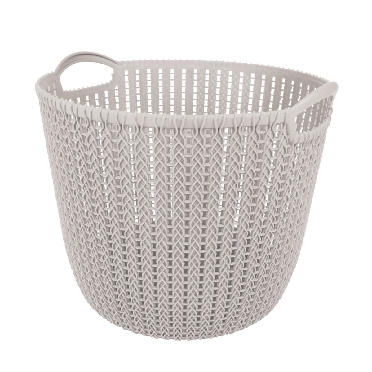 CESTO CIRCULAR M BLANCO MOR 31X30.5X26.5 CM. 