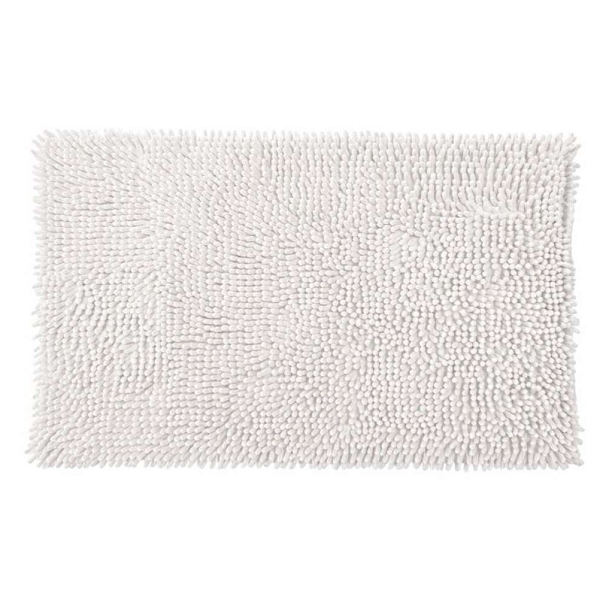 ALFOMBRA DE BAÑO SHAGGY 45X70CM - BLANCO 