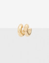 Aros Argollas Metal Aros Argollas Chunky - Dorado