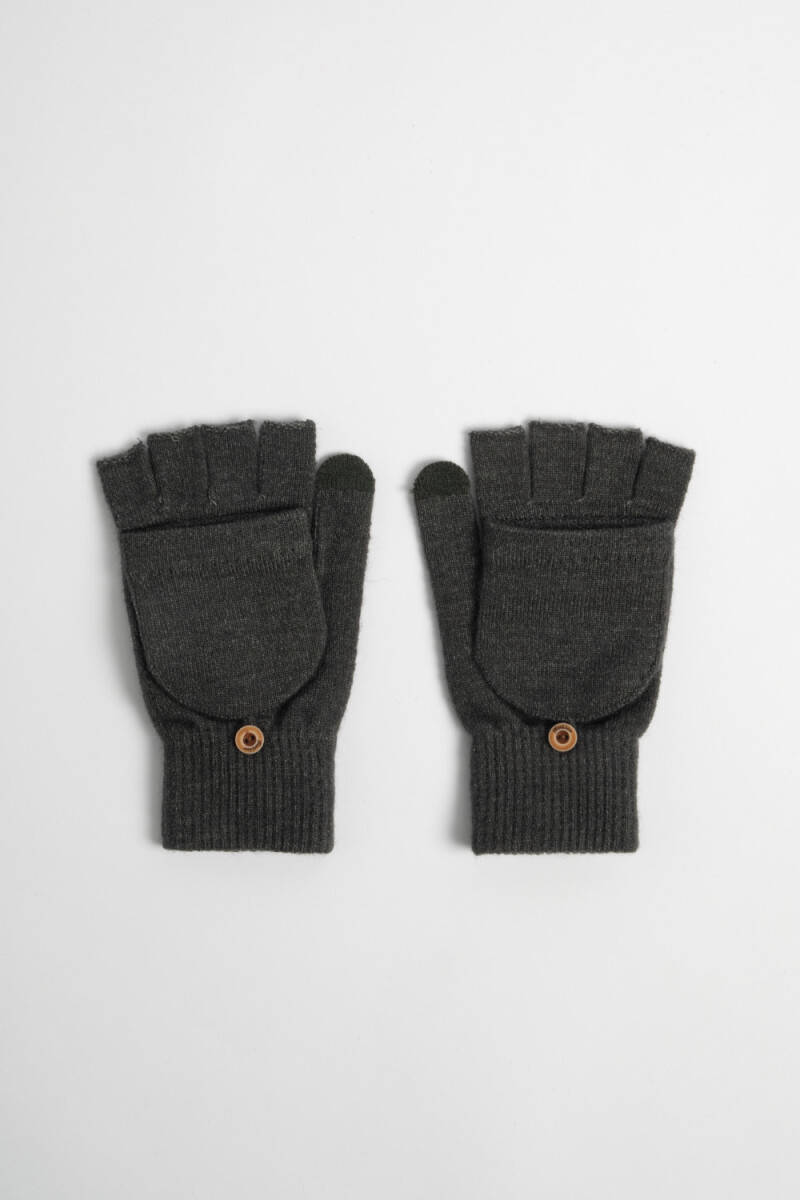 Guantes punto - Gris Oscuro 