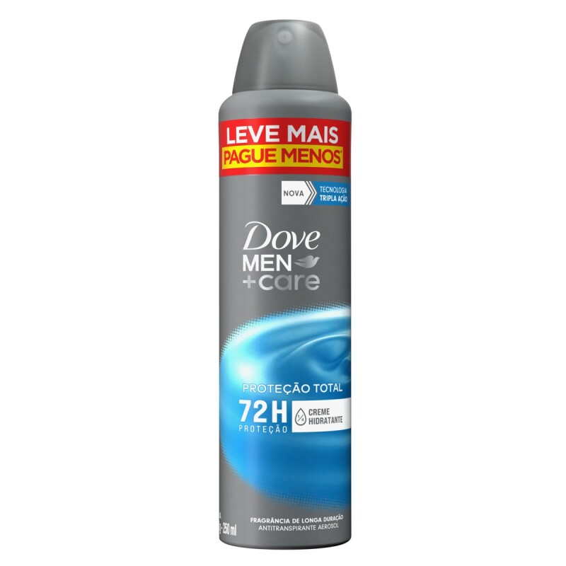 Desodorante Aerosol Dove Men Protec. Total 250 Ml. Desodorante Aerosol Dove Men Protec. Total 250 Ml.