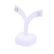 Caravanas oro 18k blanco y brillantes engarce 4 puntas. Caravanas oro 18k blanco y brillantes engarce 4 puntas.