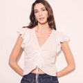 Imagen de Blusa Broderie - Nácar