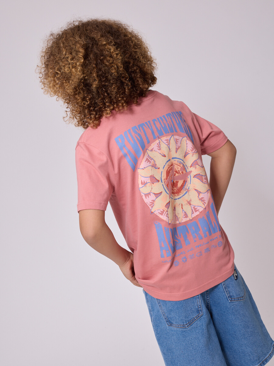 T-SHIRT OLINE TEEN RUSTY - Rosado 