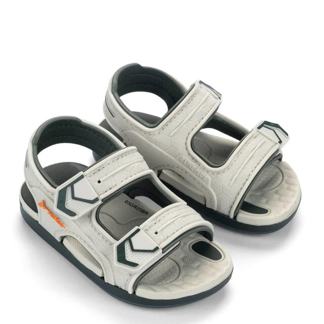 Sandalia de Niño Rider Verde - Beige