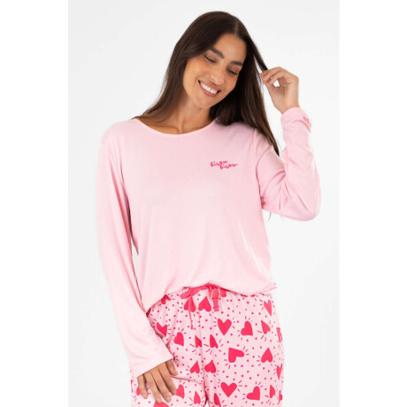 Pijama bisou bisou Rosado