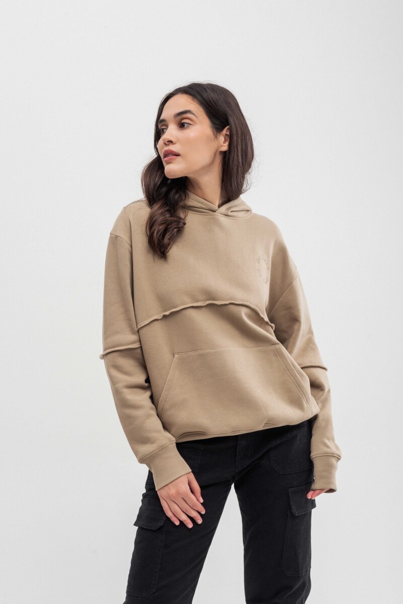 Canguro oversize Turin Beige