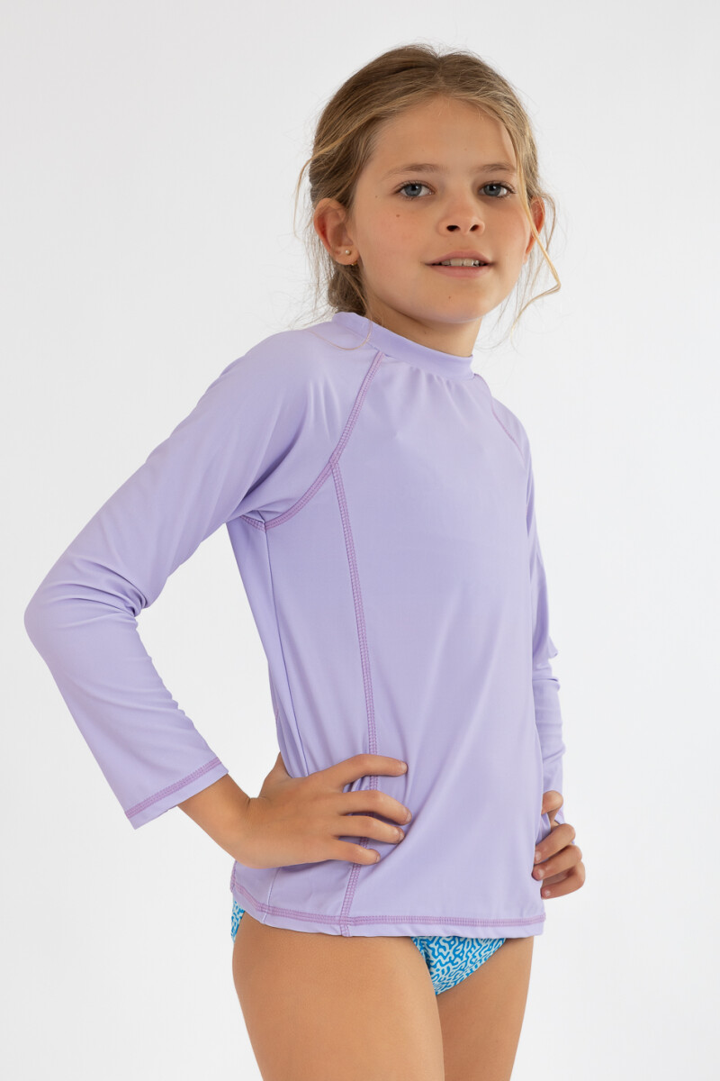 Manga larga plain uv protection 2-16a Lila
