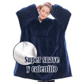 Manta Buzo Corderito Azul