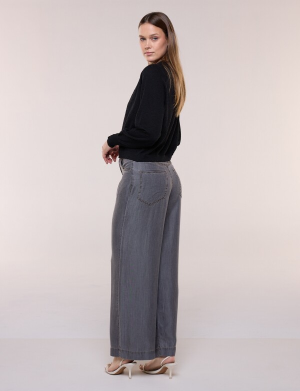 Buzo Cropped Tejido Texturizado NEGRO