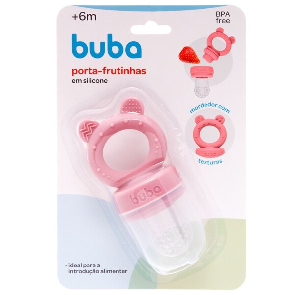 Mordillo alimentacion BUBA pastel Colors rosado