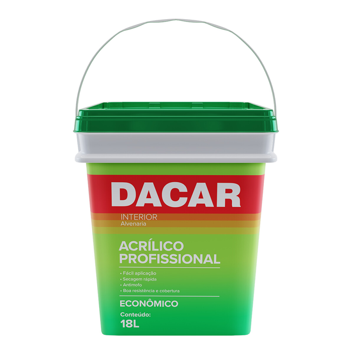 DACAR LATEX ACRILICO C.R. PROFESIONAL A/H BLANCO NIEVE 18 L 