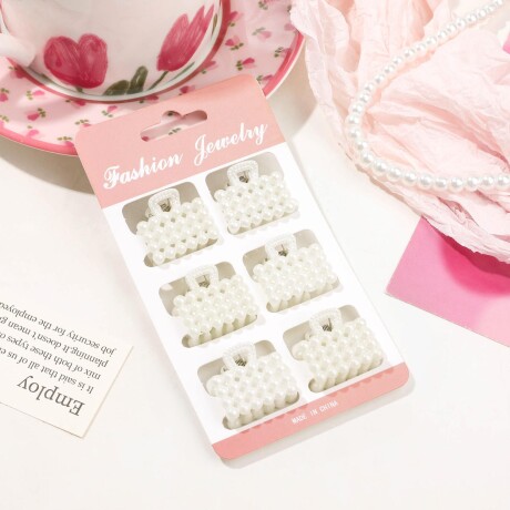 Set De Broches X6 Perlas Set De Broches X6 Perlas