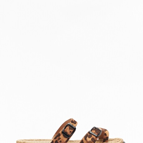 SANDALIA FOCUS TEX Animal Print