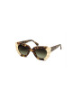 Lentes Tiwi Matisse Shiny Caramel/beige With Green Gradient Lenses
