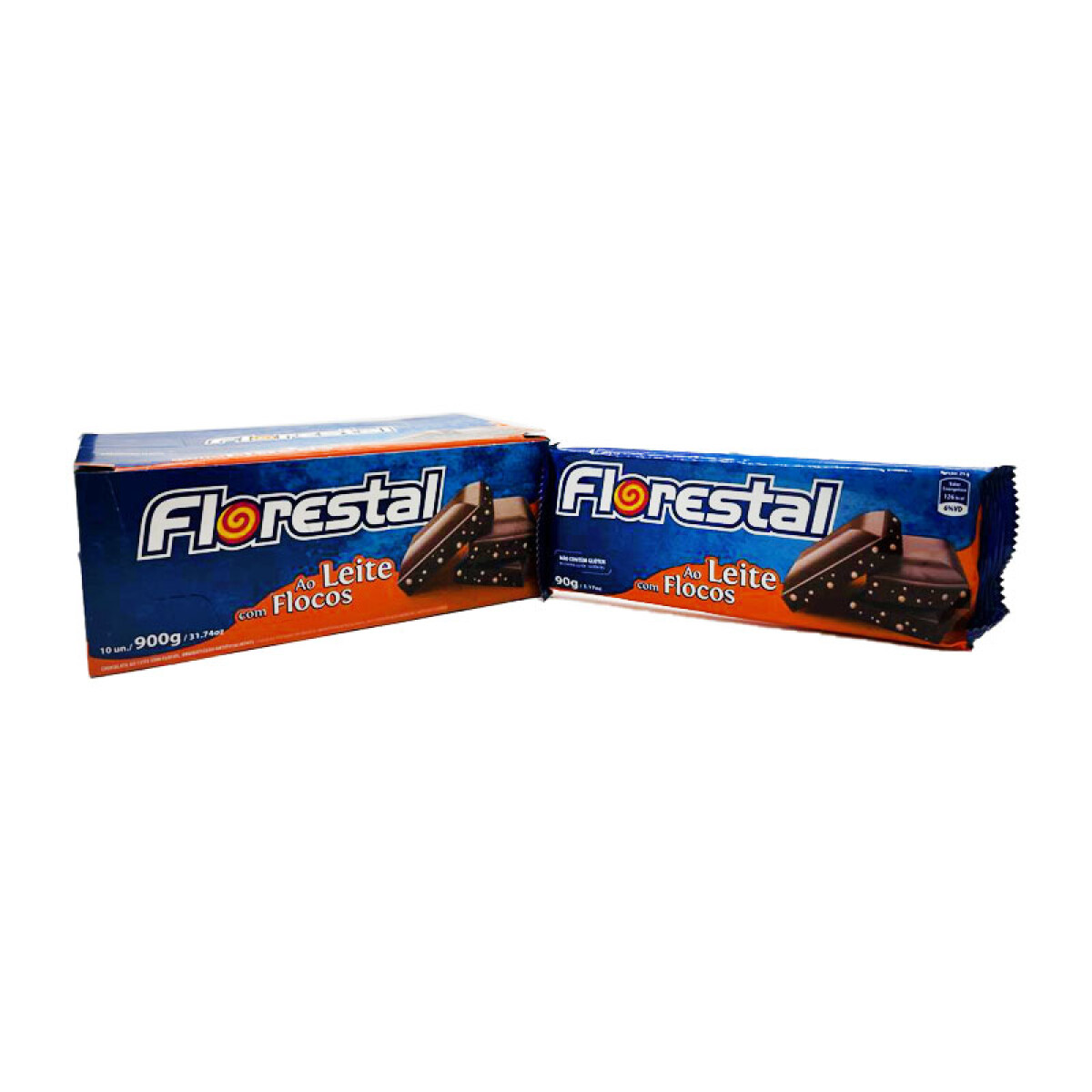 Chocolate FLORESTAL Tableta 90grs Unidad - Flocos 