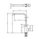 Griferia de COCINA CROMO MONOCOMANDO - SERIE SALEMI CROMO