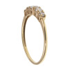 Anillo de oro amarillo 18k con circonias N9362 Anillo de oro amarillo 18k con circonias N9362