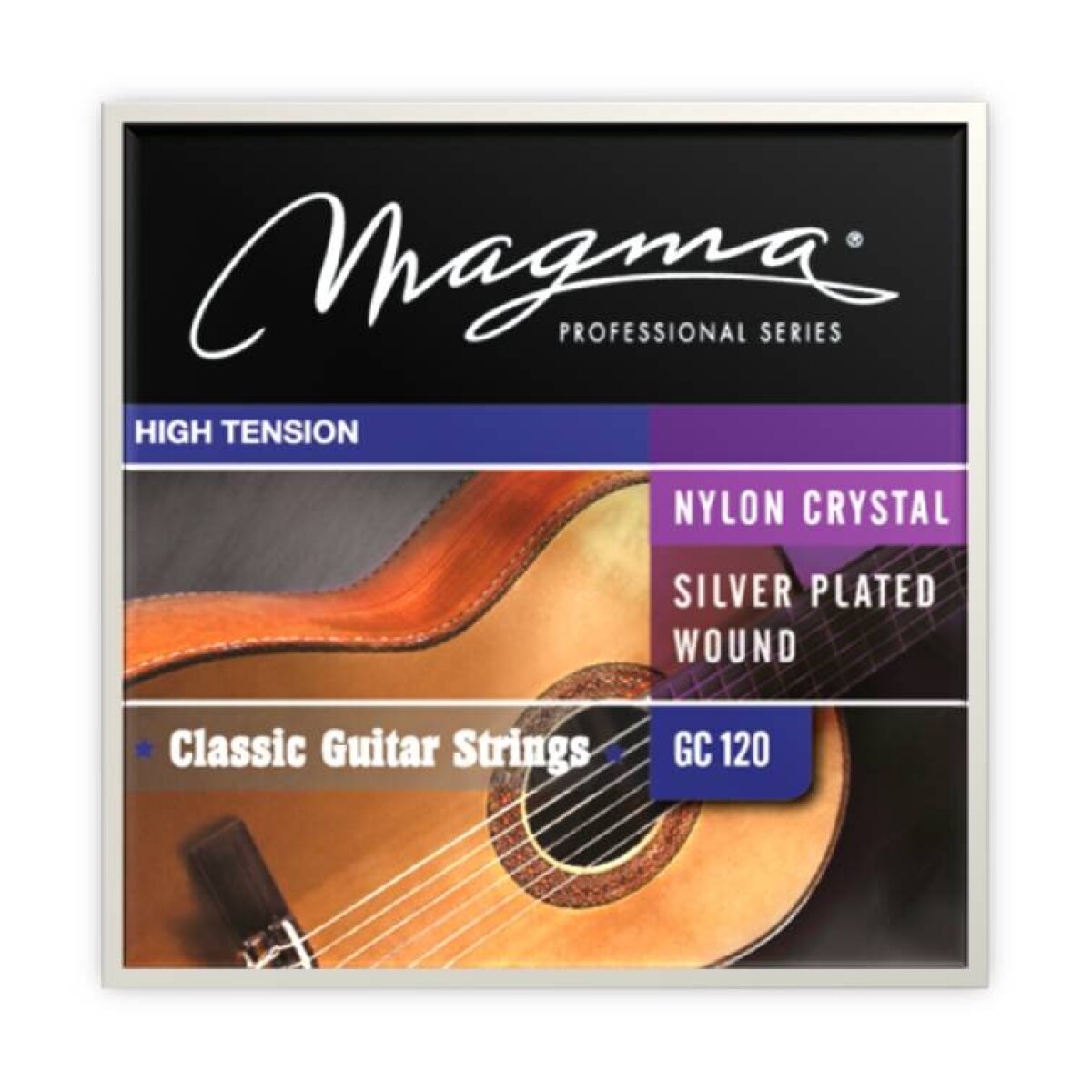 Encordado Guitarra Clásica Magma Tensión Alta Plated GC120 
