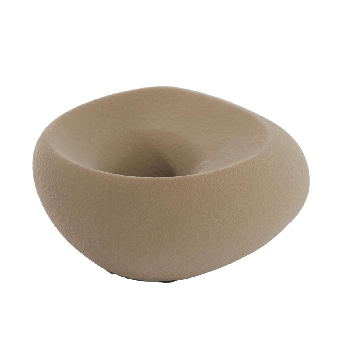 CANDELABRO - CERAMICA MARRON ALKA 
