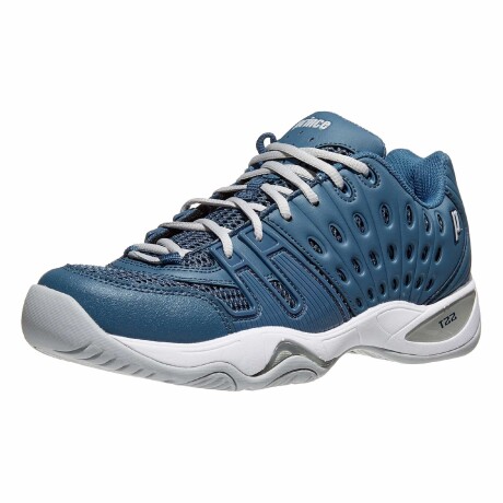 Zapatillas Championes De Tenis Para Hombre Prince T22 Azul Marino y Gris