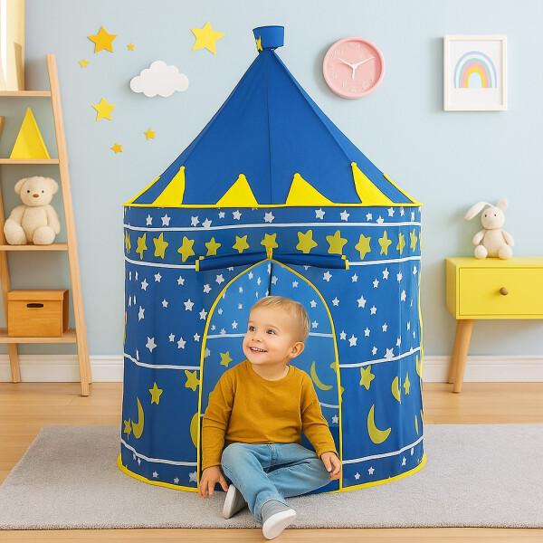 Carpa Infantil Plegable Castillo Azul
