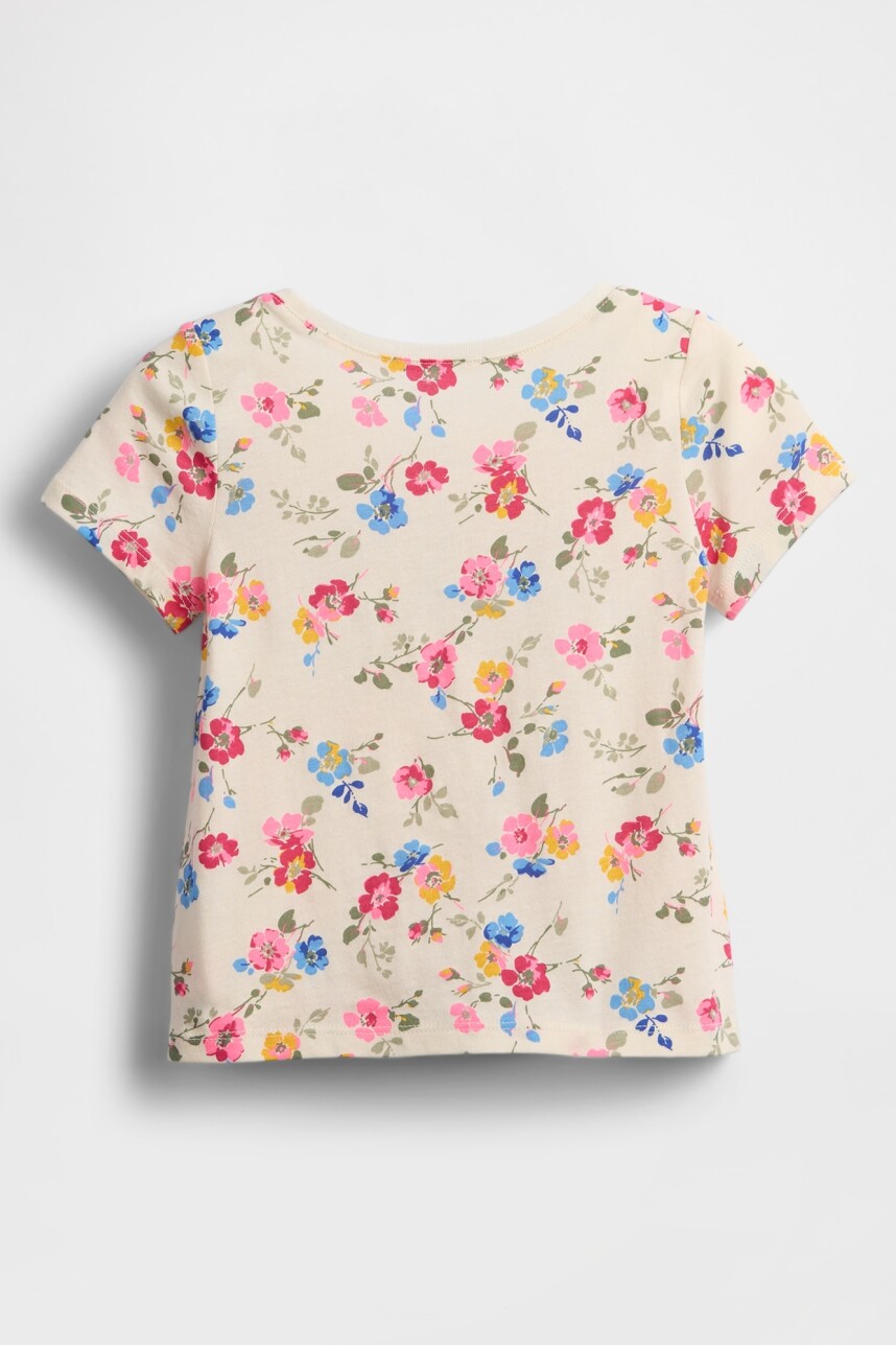 Remera Logo Gap Toddler Niña New Off White