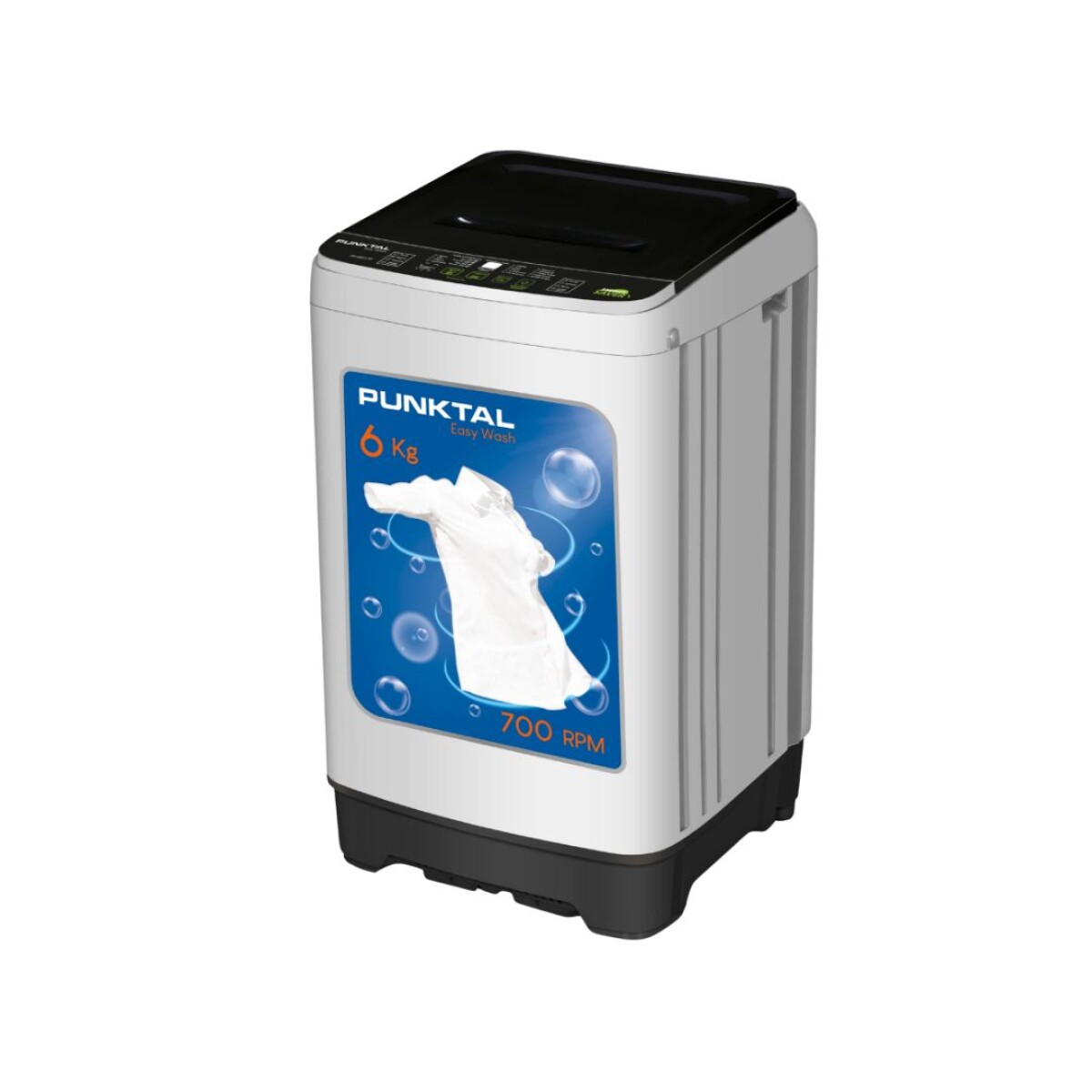 Lavarropas Carga Superior - 6Kg 700RPM con Display LED - Punktal 