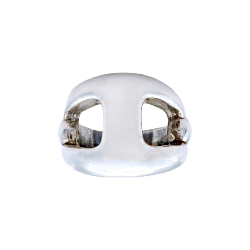 Anillo Hermes-Plata 925 Inflada-Sin Piedra-AN3034 sinpiedra