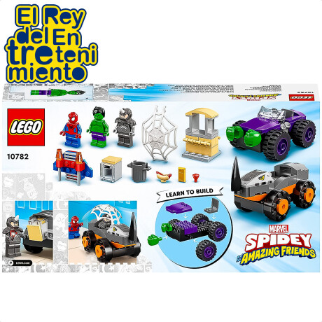 Lego Marvel Spiderman Hulk Rino C/ Autos 10782 110pcs Lego Marvel Spiderman Hulk Rino C/ Autos 10782 110pcs