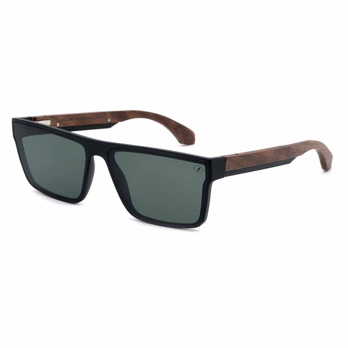 Lentes De Sol Bambu E Madeira Cuadrado - Unisex 