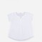 Blusa manga corta BLANCO
