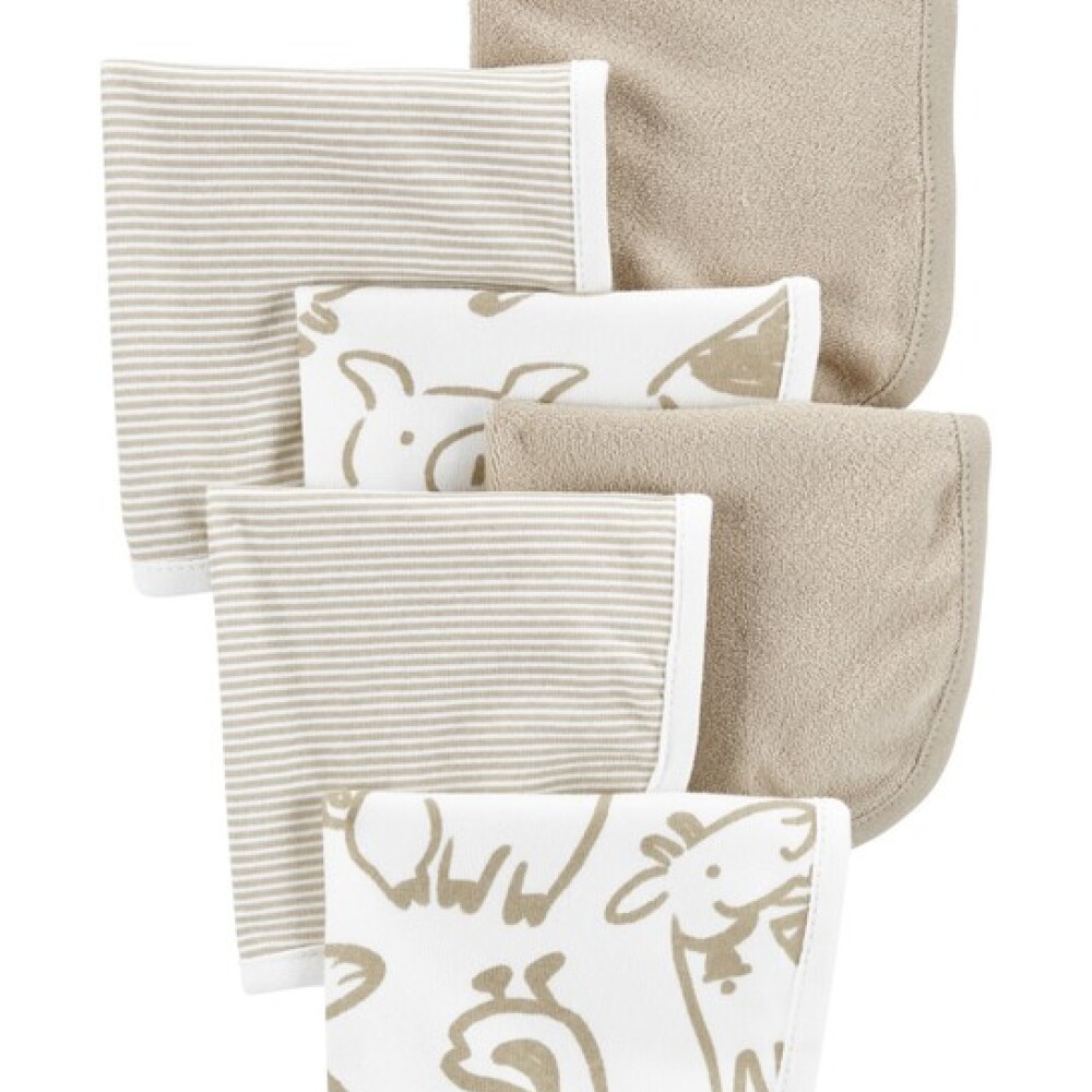 SET BABITAS X6 TOWEL TERRY CARTERS beige vacas