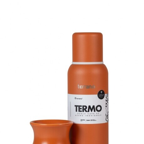 Termo Terrano Slim con Manija 750ML TERRACOTA