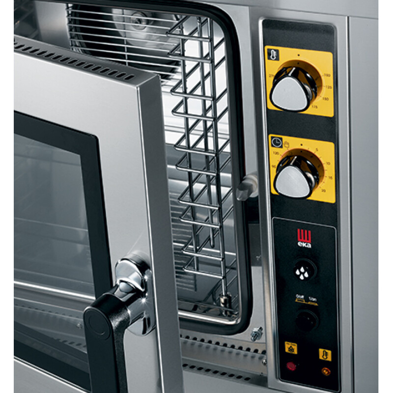 Horno convector a gas 4 bandejas 60 x 40 cm - Tecnoeka KF 1001 G IX AL Horno convector a gas 4 bandejas 60 x 40 cm - Tecnoeka KF 1001 G IX AL