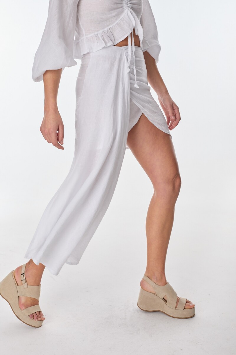 Falda Domenica Blanco