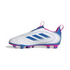 Futbol Cancha JR(FG) - Adidas - ADIDAS CALZADO GOLETTO IX FG/MG J LL de Niños - JQ0185 Blanco-azul